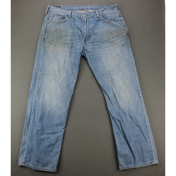 Levi's Other - Levis 569Jeans Mens 36x32 Blue Loose Fit Taper Medium Wash Actual 36x30